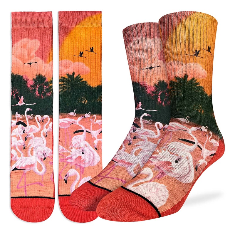 Men’s Flamingos in the Sunset Socks