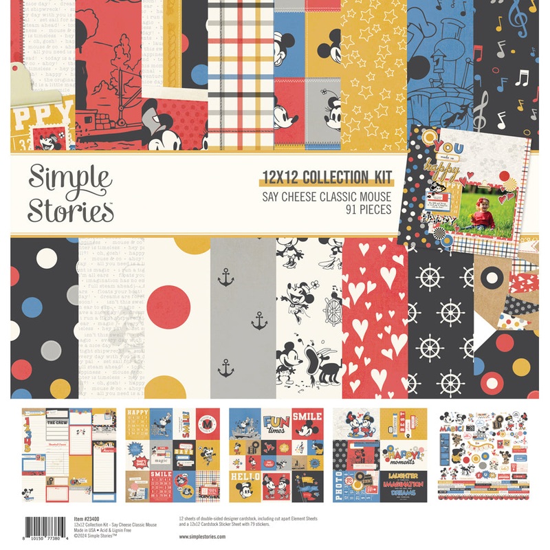 Simple Stories – Say Cheese Classic Mouse – 12×12 Collection Kit