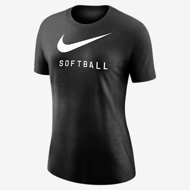 SOFTBALL WOMENS CORE T-SHIRT|BLACK|DARK GREY|WHITE|XS|S|M|L|XL