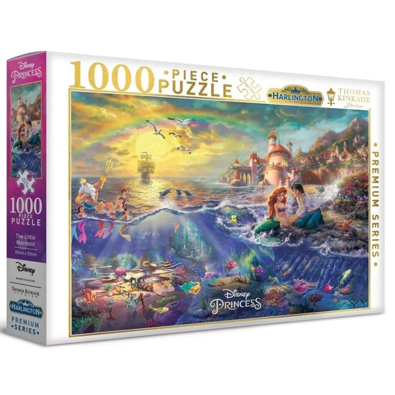 The Little Mermaid – Thomas Kinkade – 1000pc Jigsaw Puzzle – MJM20067