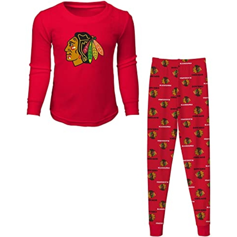 YOUTH LONG SLEEVE T-SHIRT & PANT PYJAMA SET NHL