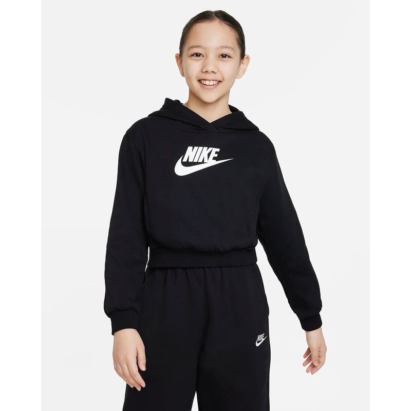 Girl’s Sportswear Club Fleece Older Crop Hoodie