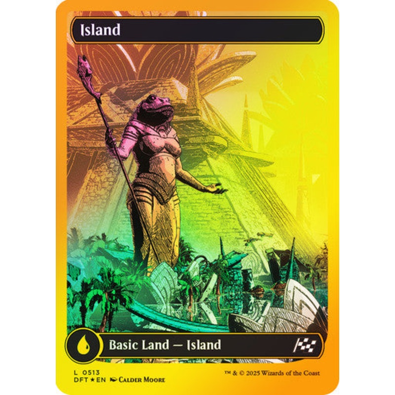 Island (First-Place Foil) #0513 L C [DFT]