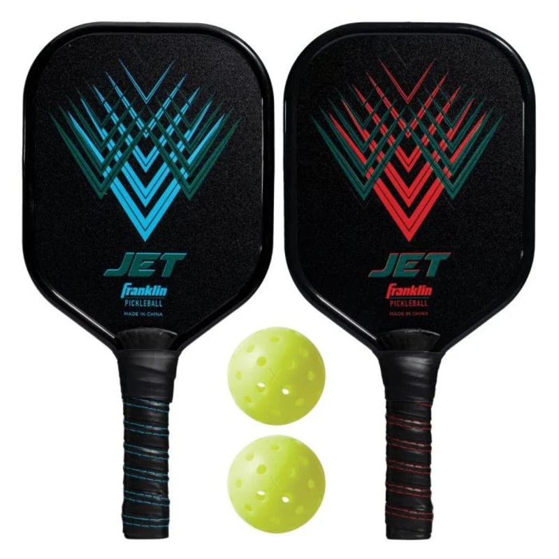 Jet Aluminum Pickleball Paddle Set – 2 Player