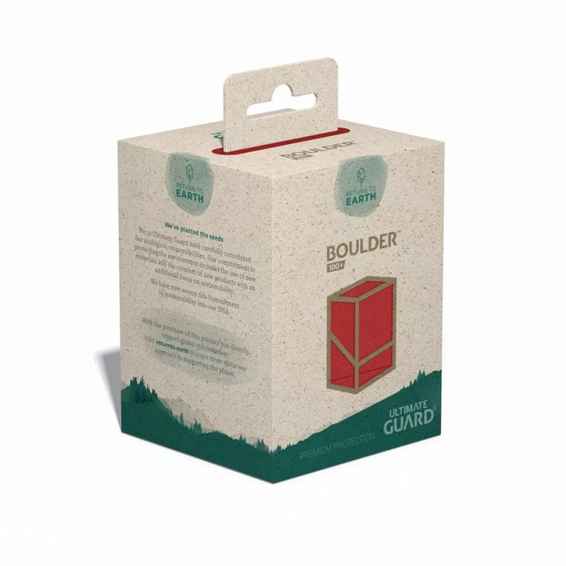 Red Boulder Deck Box – 100+ Std Size – Return to Earth – Ultimate Guard