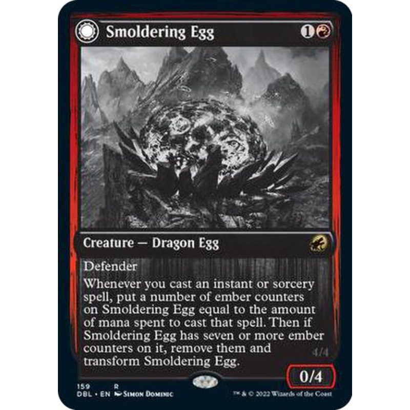Smoldering Egg // Ashmouth Dragon