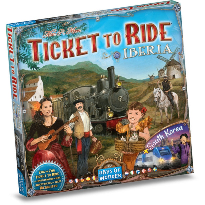 Ticket To Ride Iberia & South Korea – Expansion 8