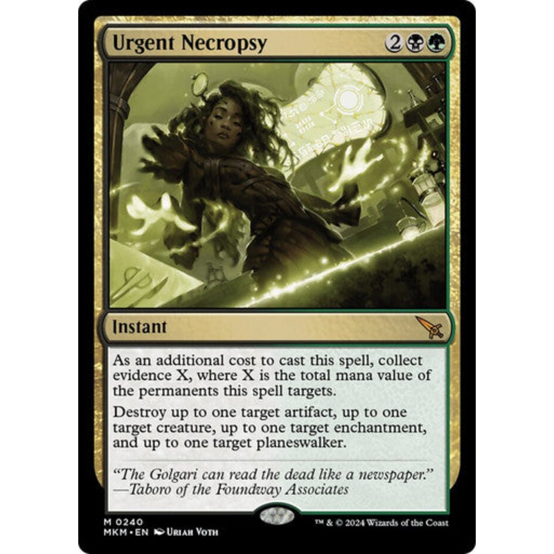 Urgent Necropsy #0240 [MKM]