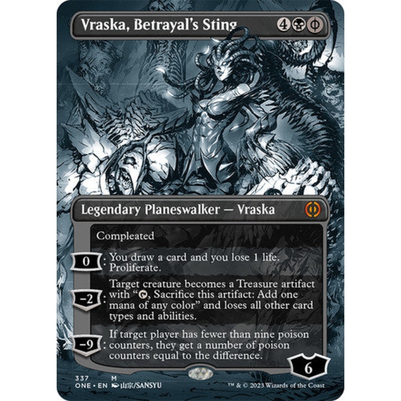 Vraska, Betrayal’s Sting (borderless manga)