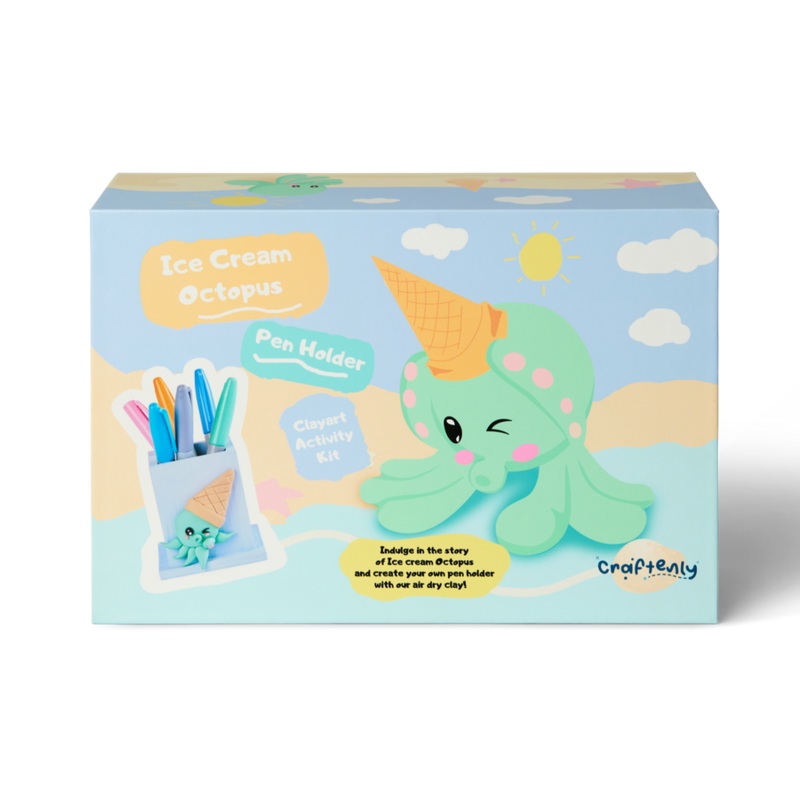 Ice Cream Octopus – Creative Clay Craft Fun Box