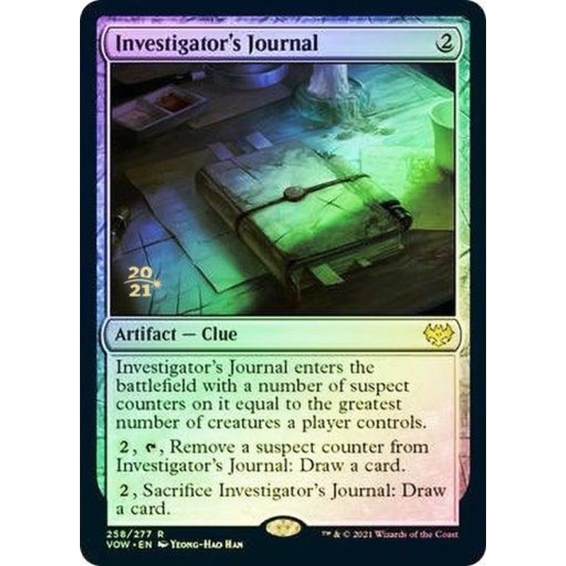 Investigator’s Journal (Prerelease) (Foil)