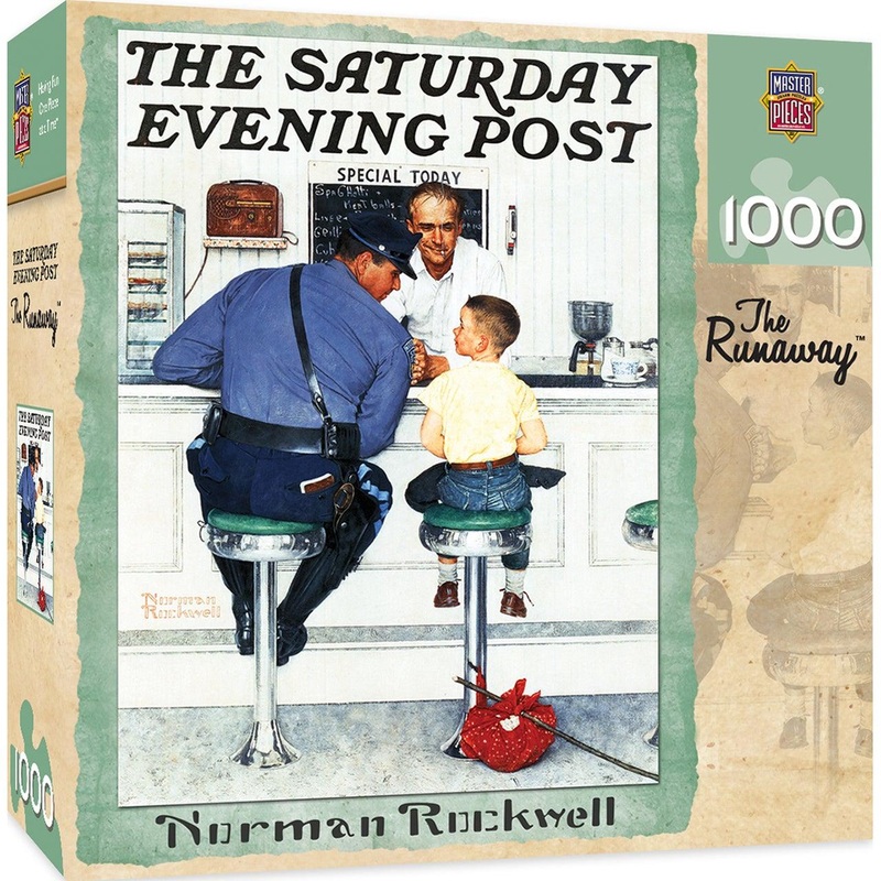 Masterpieces The Saturday Evening Post, Norman Rockwell – The Runaway 1000pc Jigsaw Puzzle