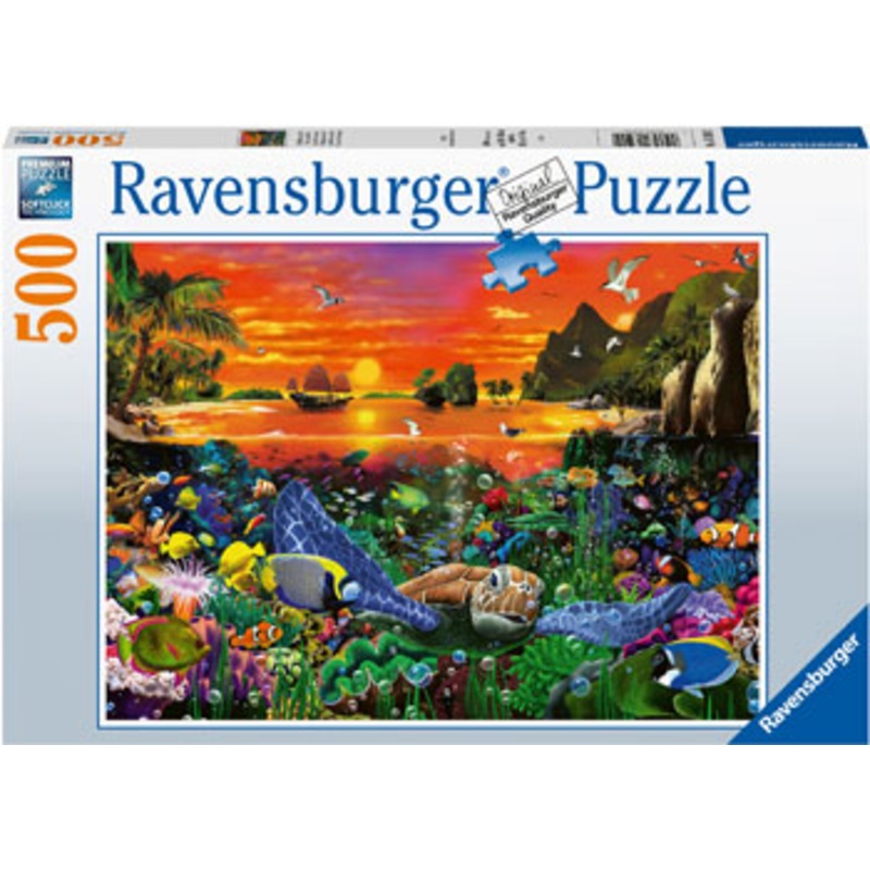 Ravensburger Turtles in the Reef 500pc Jigsaw Puzzle