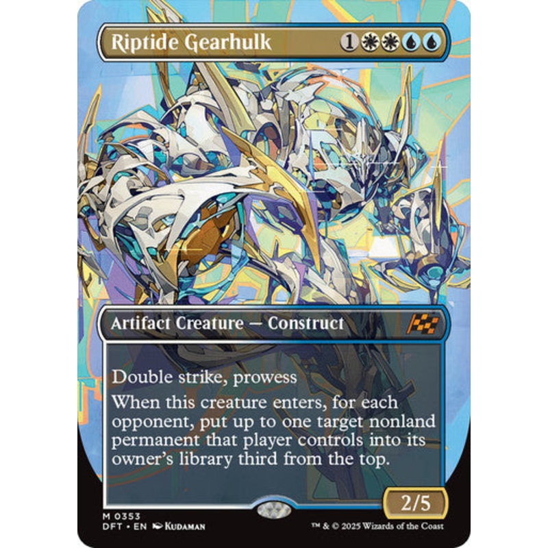 Riptide Gearhulk (Borderless) #0353 M M [DFT]