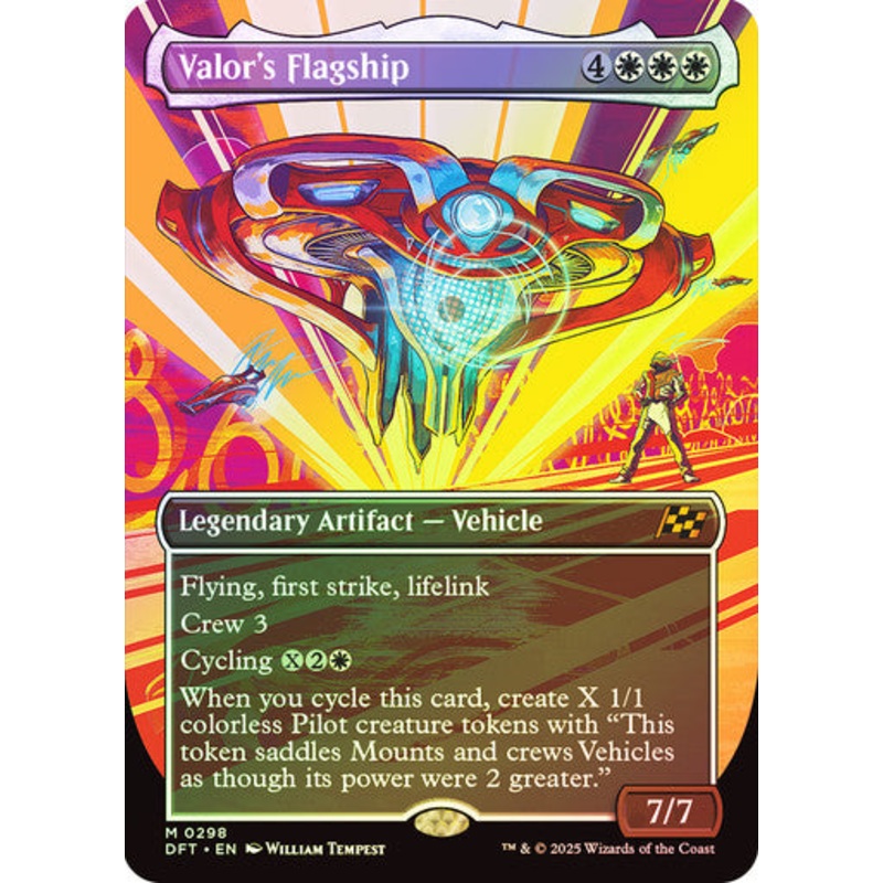 Valor’s Flagship (Bordless Foil) #0298 W M [DFT]