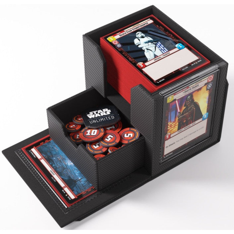 Black – Deck Pod – Star Wars Unlimited – 60+ Deck Box – Gamegenic
