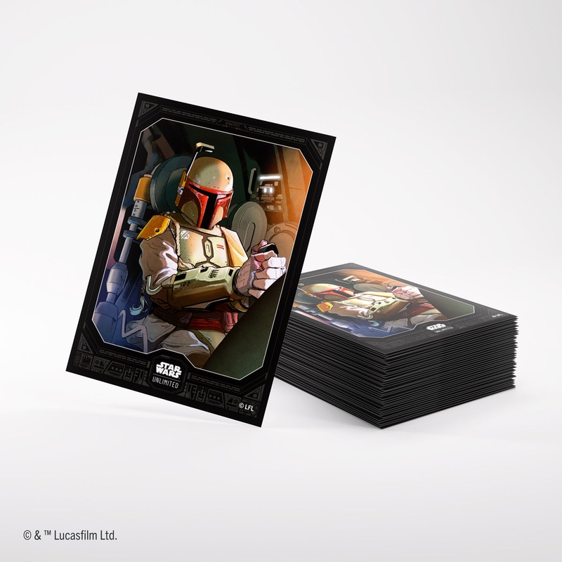 Boba Fett (64mm x 90mm) – Art (Code: Gray) – Star Wars Unlimited Matte Sleeves – Pack 60 – Gamegenic