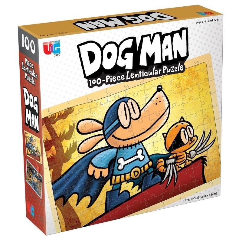 Dog Man Lenticular 100pc Jigsaw Puzzle