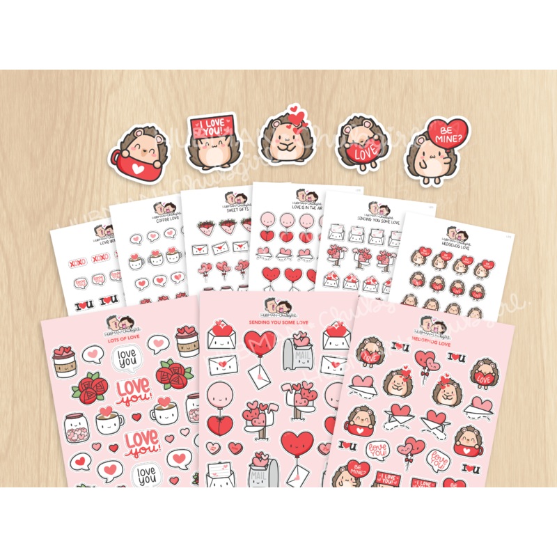 I Love you Sticker Set