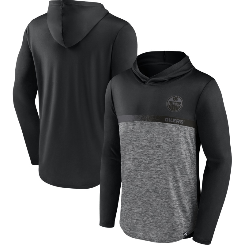 Iconic Defender Light Weight Men’s Hoodie- Edmonton Oilers