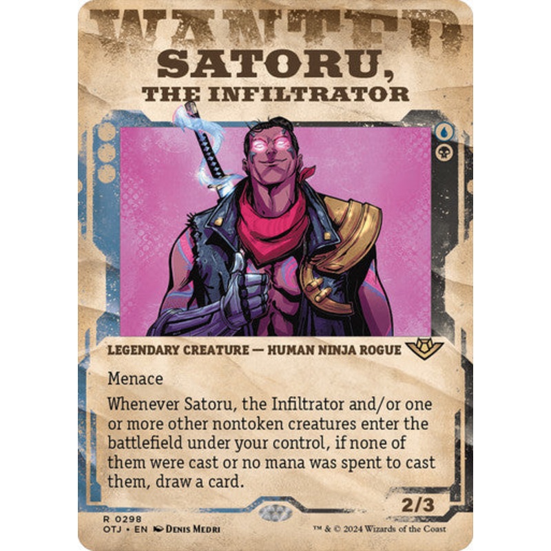 Satoru, the Infiltrator (Showcase) #0298 M R [OTJ]