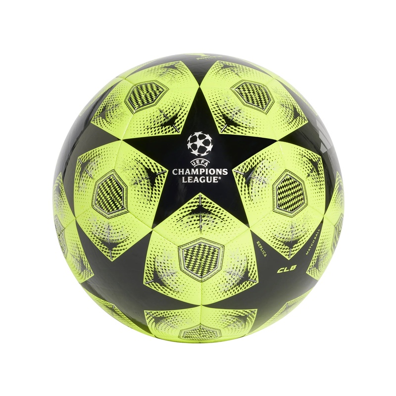 UCL Club 24/25 Knockout Stages Soccer Ball – Yellow
