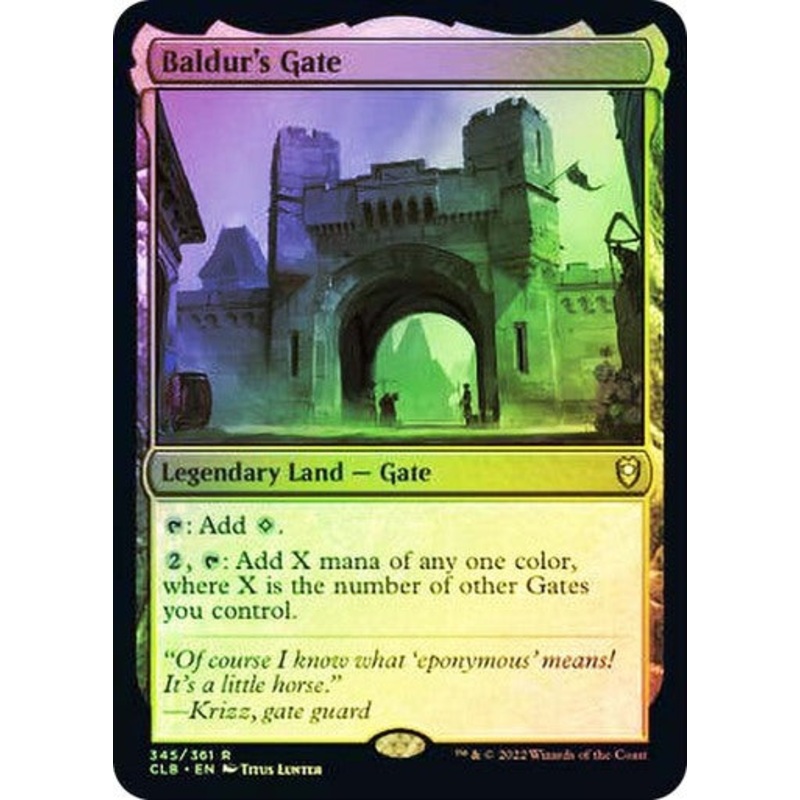 Baldur’s Gate Rare Foil