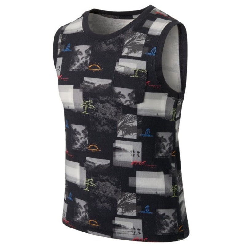 Boy’s Vista Tank Top|BLACK BEAUTY/PHOTO REAL|XS|S|M