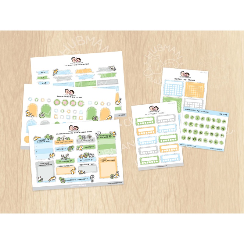 Calm Koi Pond Journaling Add-on