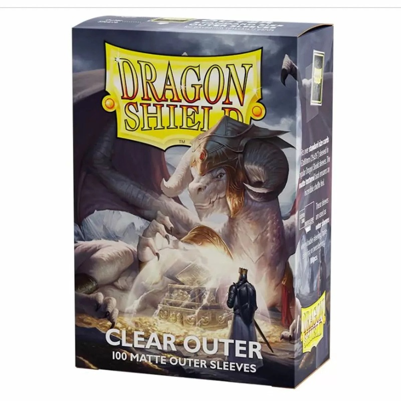 Clear – Matte Outer Sleeves – Standard Size Box 100 – Dragon Shield