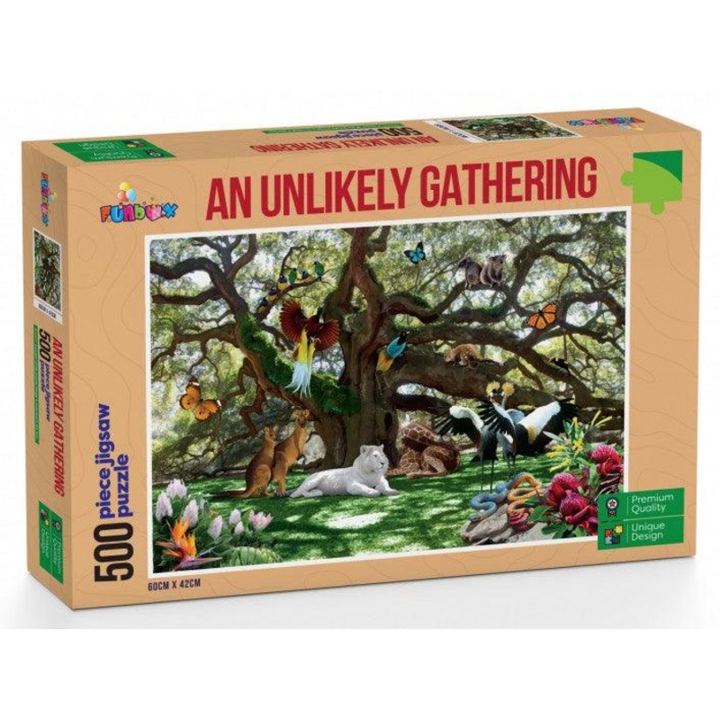 Funbox An Unlikely Gathering 500pc Jigsaw Puzzle