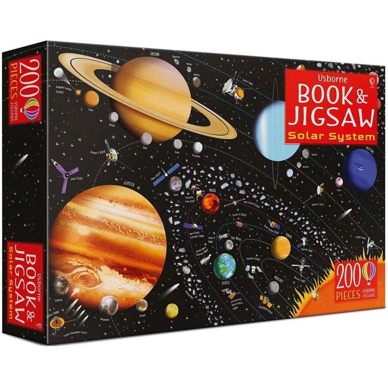 Solar System Book & Jigsaw – 200pc Jigsaw Puzzle – Usborne