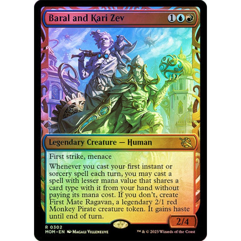 Baral and Kari Zev (showcase foil) #0302 [MOM]