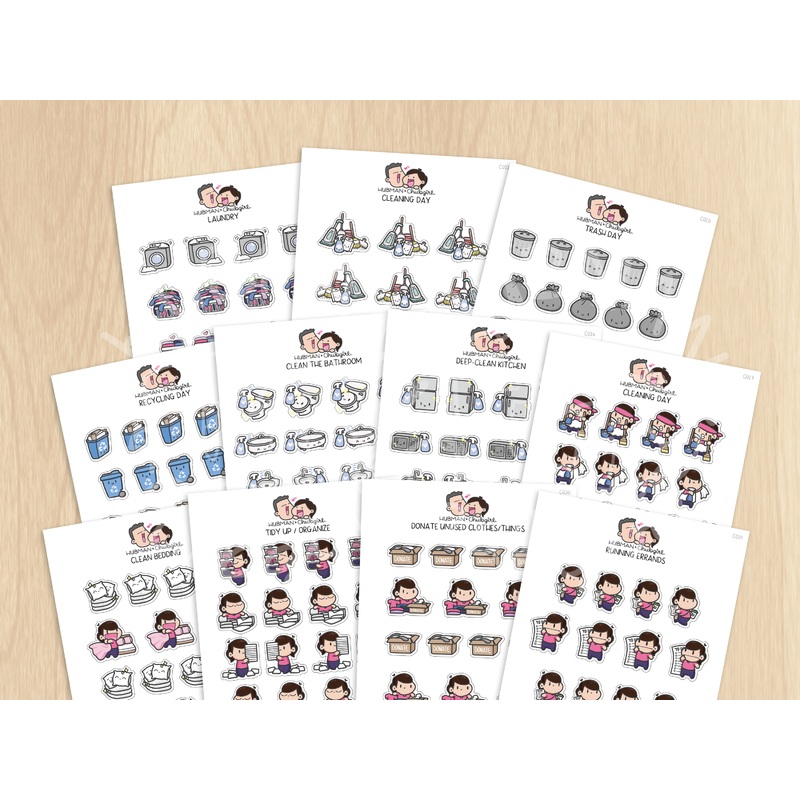Chores Planner Sticker Set