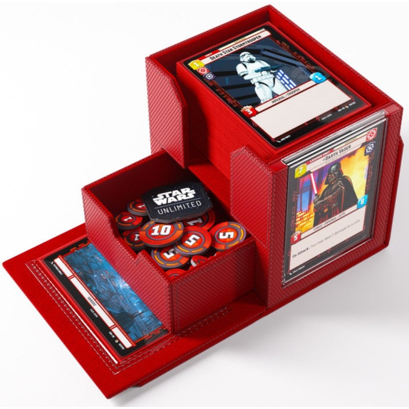 Red – Deck Pod – Star Wars Unlimited – 60+ Deck Box – Gamegenic