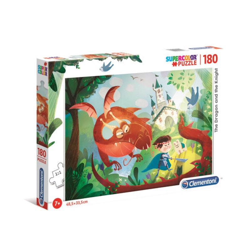 The Dragon and the Knight – 180 Piece Jigsaw Puzzle – Clementoni