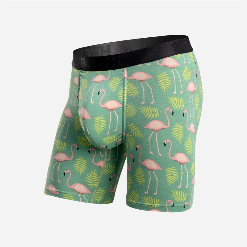 Classic Boxer Brief – Flamingos Spruce