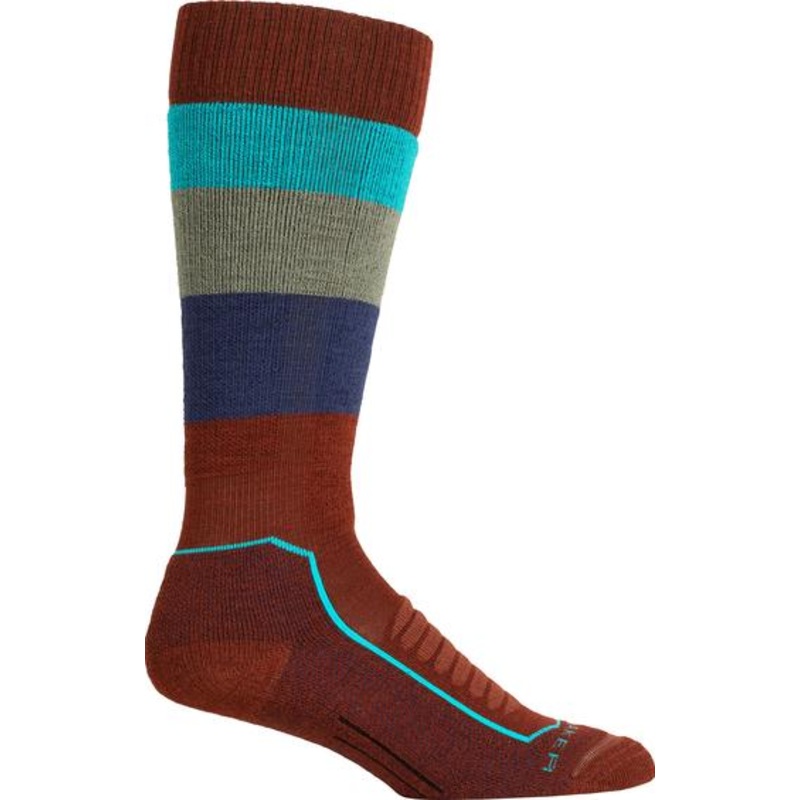 SKI+ MEDIUM OTC WIDE STRIPE SOCKS- WOMEN’S