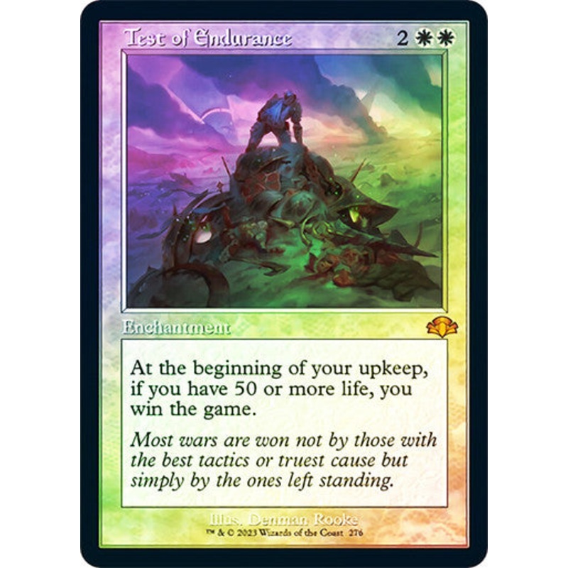 Test of Endurance (Retro Frame) (Foil)