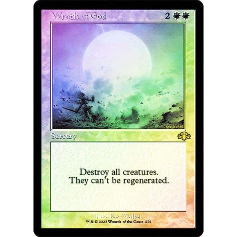Wrath of God (Retro Frame) (Foil)