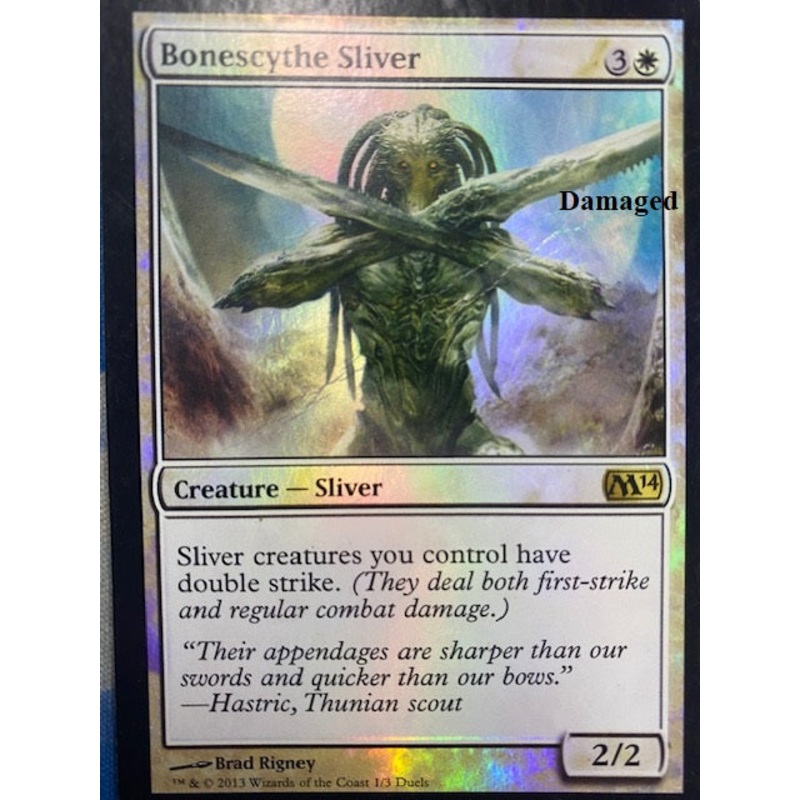 Bonescythe Sliver (Foil) Slight damage