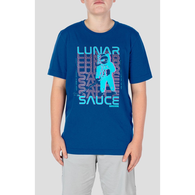 Lunar Sauce Junior T-Shirt|BLUE|S|M|L