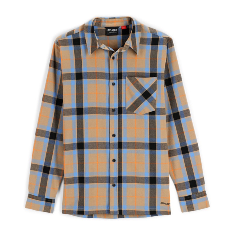Men’s Elevation Tech Flannel|TANNIN PLAID|M|L|XL