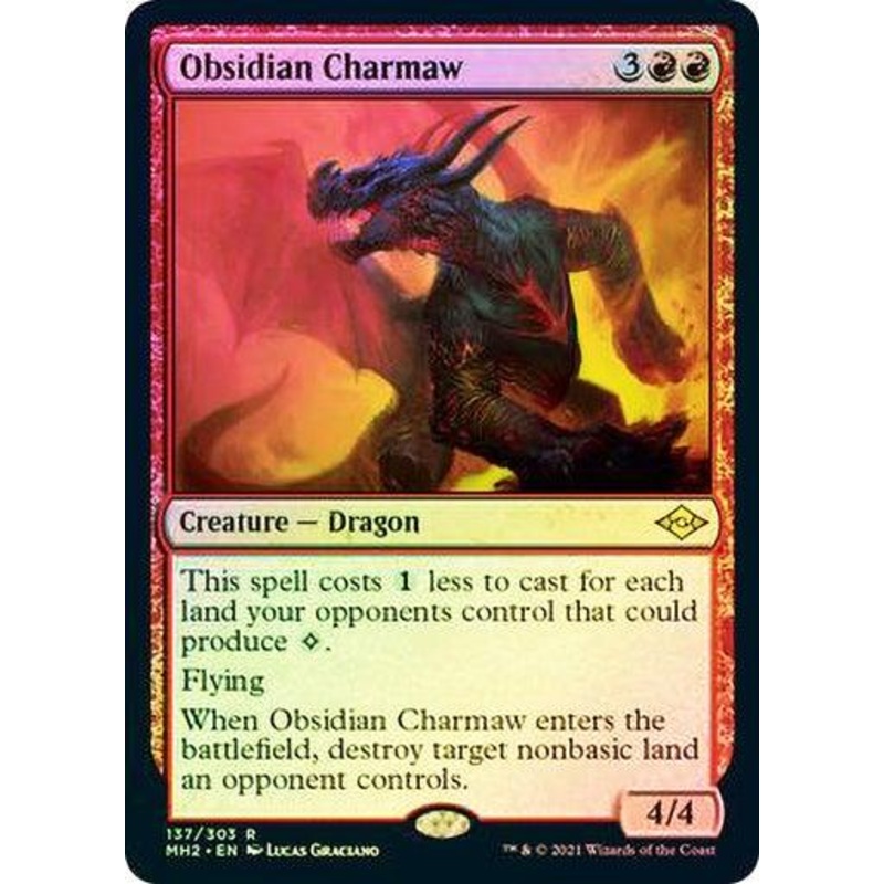 Obsidian Charmaw Foil