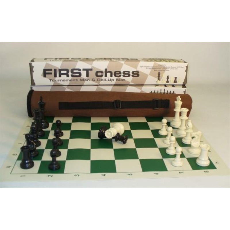 First Chess – Roll Up Mat & Tournament Pieces