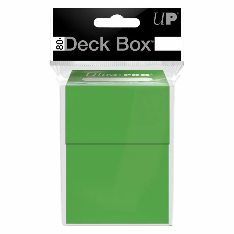 Lime Green Deck Box – 80ct Std Size – Ultra Pro