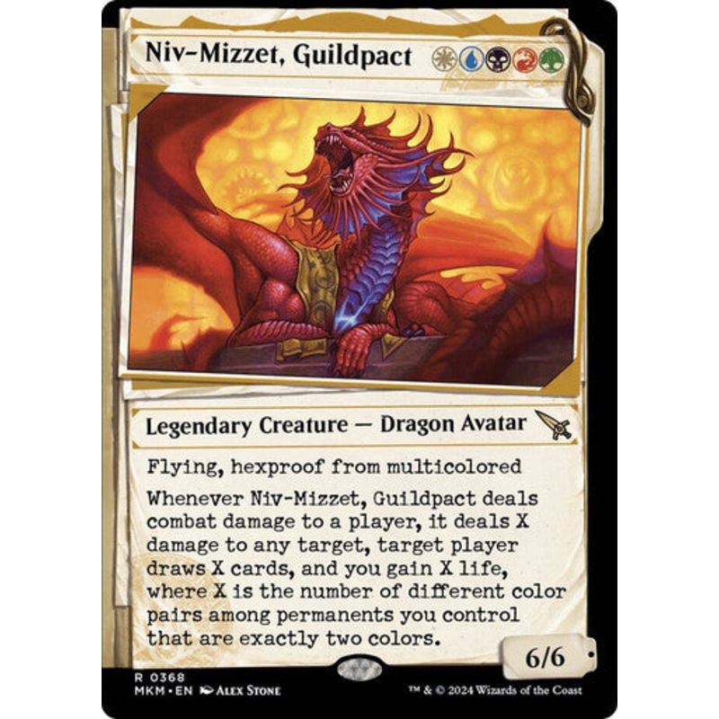 Niv-Mizzet, Guildpact (Showcase Dossier) #0368 [MKM]
