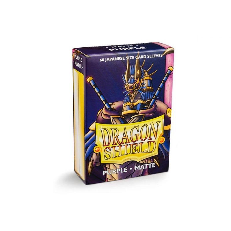 Purple – Matte Sleeves – Japanese Size Box 60 – Dragon Shield
