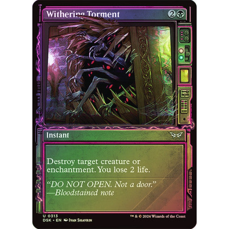 Withering Torment (Showcase Foil) #0313 Bk U [DSK]
