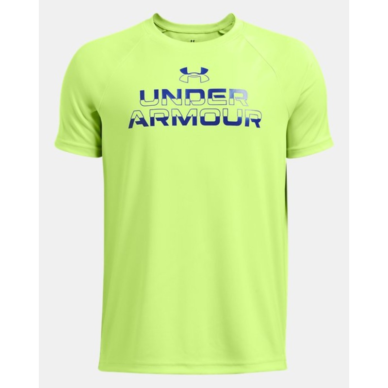 Boy’s Tech Split Wordmark Short Sleeve